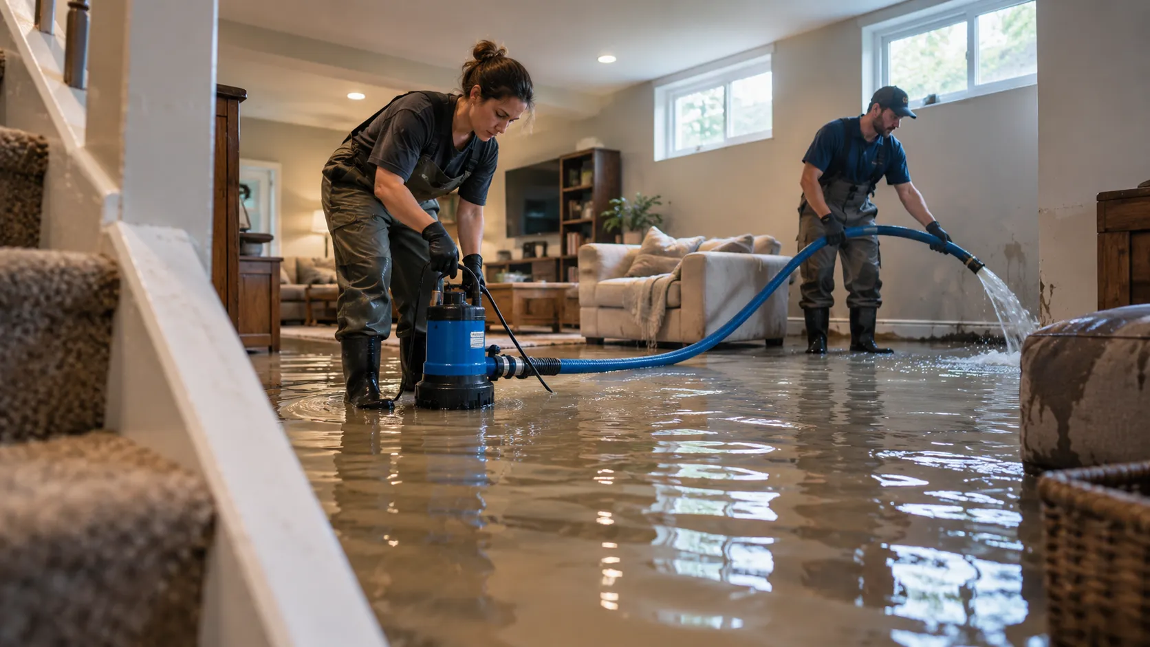Flooded Basement Cleanup in Fort Myers, FL
